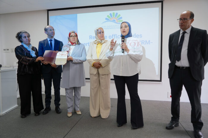 Remise certifications SRM CS Qualite de leau et centre de metrologie IMANOR scaled - La SRM Casablanca-Settat franchit un cap majeur en certifiant son système de management
