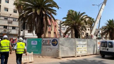 SRM CS Chantier Mohammedia 6 scaled - Protection contre les inondations à Mohammedia: La SRM met en place un système de renforcement des infrastructures d’assainissement des eaux pluviales