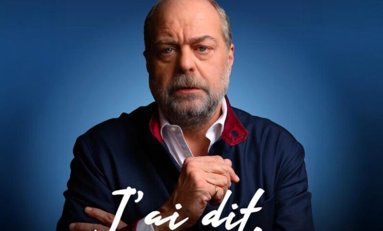 DUPOND MORETTI AFFICHE - Éric Dupond-Moretti de retour sur scène : trois dates au Maroc pour J’ai dit oui !